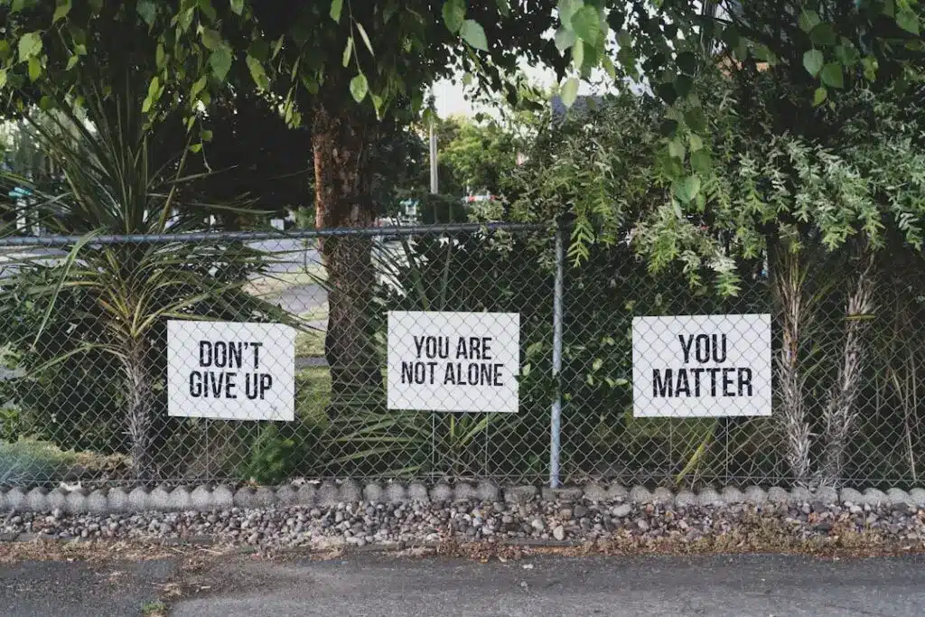 KLS Collective Therapy Group is Here to HElp - KLS Collective Therapy Group Signs of hope including don't give up. You are not alone. You matter. KLS Collective Therapy Group is here to help.