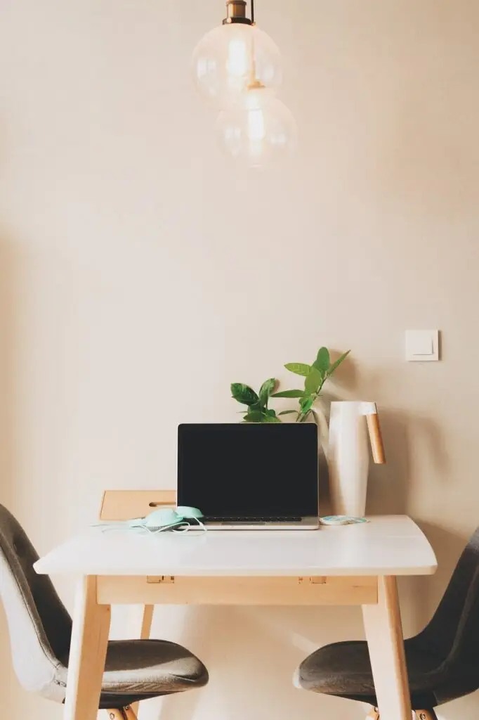remote therapy from comfort of home. - KLS Collective Therapy Group wall, light, bulb. Teletherapy representation.
